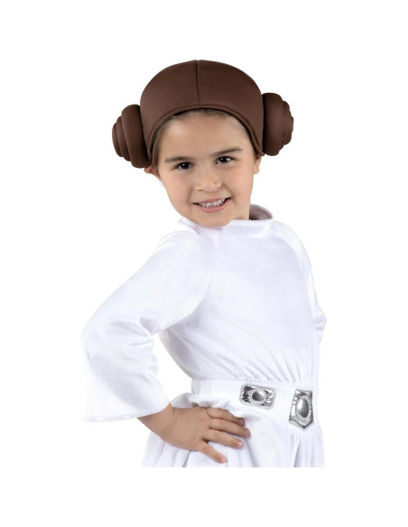 Disfraz Princesa Leia Niña Pequeña Star Wars - Vestido y Tocado