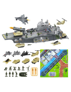 Portaaviones Juguete de Batalla deAO - Vehículos Militares y Aviones