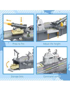 Portaaviones Juguete de Batalla deAO - Vehículos Militares y Aviones 2
