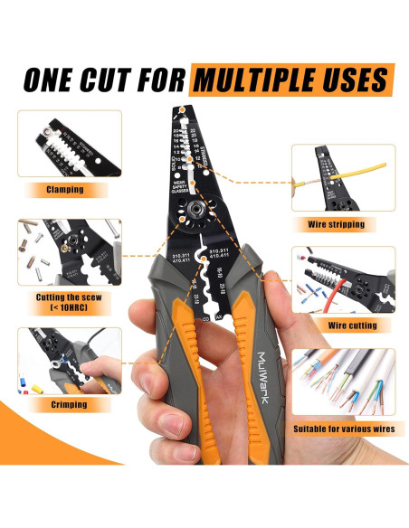 Desforrador/Cortador/Crimpador Automático MulWark 3 en 1 21.5cm