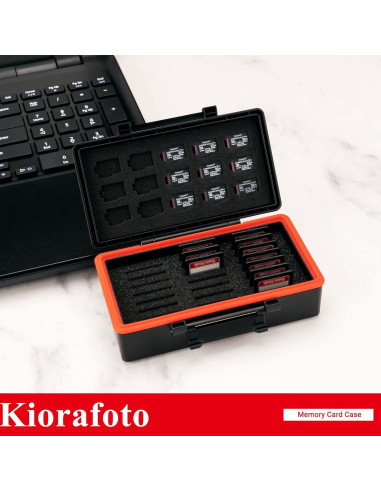 Estuche Organizador para 36 Tarjetas SD y 15 Micro SD Kiorafoto