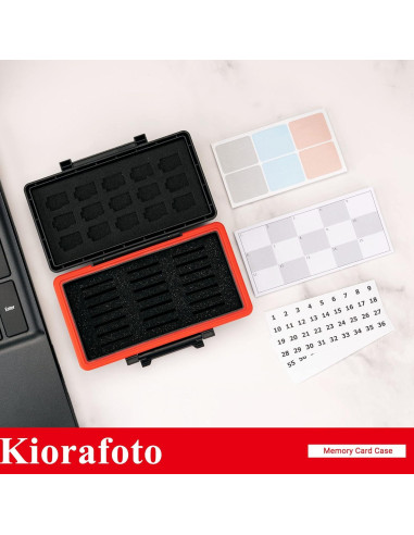 Estuche Organizador para 36 Tarjetas SD y 15 Micro SD Kiorafoto