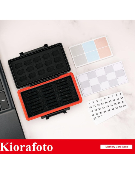 Estuche Organizador para 36 Tarjetas SD y 15 Micro SD Kiorafoto