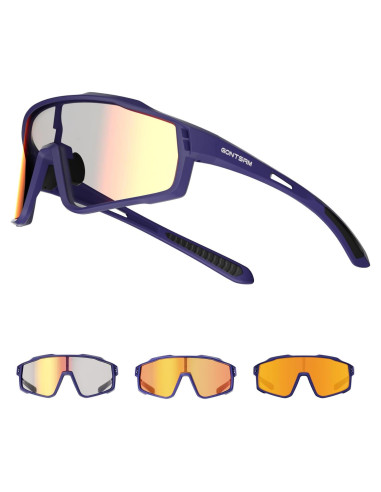 Gafas de Ciclismo GONTSAM 5051 Polarizadas UV400 Antivaho