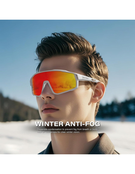Gafas de Ciclismo GONTSAM 5051 Polarizadas UV400 Antivaho