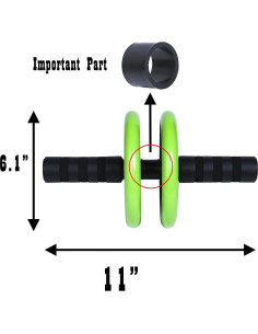 Rueda de Abdominales Dalekana DAB-62 Antideslizante 27.94cm 2