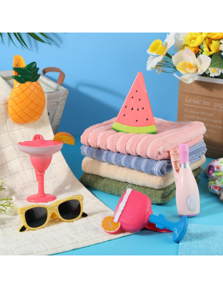 Clips para Toallas de Playa Honoson - 12 Pcs Divertidos