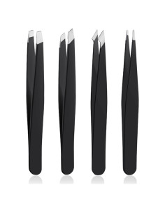 Juego de 4 Pinzas de Acero Inoxidable DTDNZKN - Precisión y Versatilidad