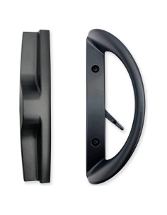 Juego de Manijas para Puerta Corrediza ALLYWASAI Negro 3.81-4.45 cm