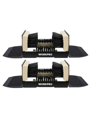 Cepillo para Botas WORKPRO 2 Piezas Alta Resistencia