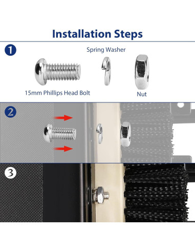 Cepillo para Botas WORKPRO 2 Piezas Alta Resistencia