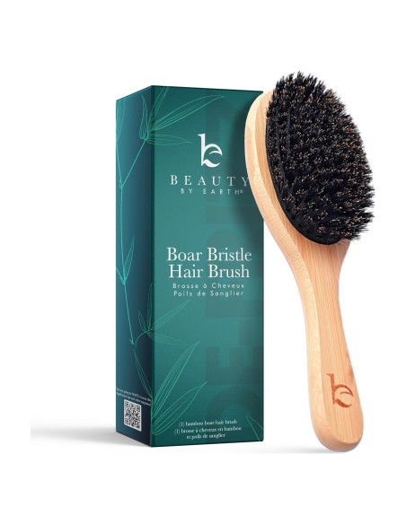 Cepillo de Cerdas de Jabalí Natural Beauty by Earth 23.5cm