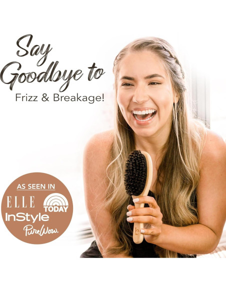 Cepillo de Cerdas de Jabalí Natural Beauty by Earth 23.5cm