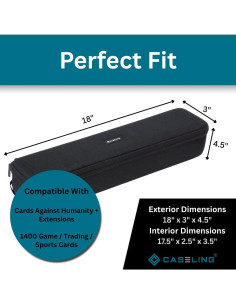 Funda Dura para 1400 Cartas Caseling - Impermeable y Ligera 2