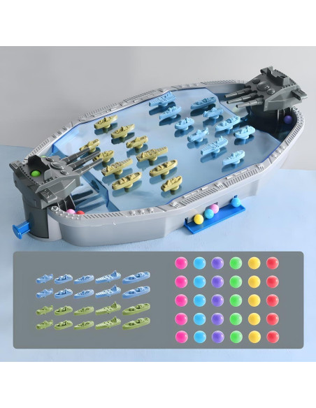 Juego de Mesa de Disparos Acorazados Hongying 43x23cm Juego de Mesa de Disparos Acorazados Hongying 43x23cm