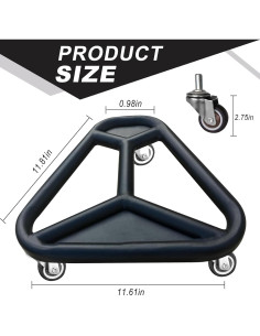 Rueda de Abdominales HOTWAVE Doble Ancha para Gimnasio en Casa 2