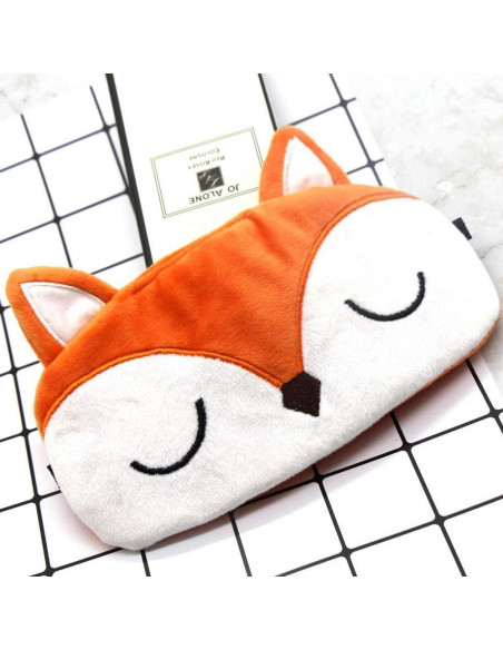 Máscara de Sueño Shinywear para Niños y Mujeres - 2 Pcs Zorro