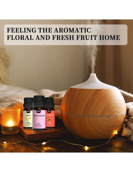 Juego de Aceites Esenciales MISIJI 6 x 10ml Aromaterapia Juego de Aceites Esenciales MISIJI 6 x 10ml Aromaterapia