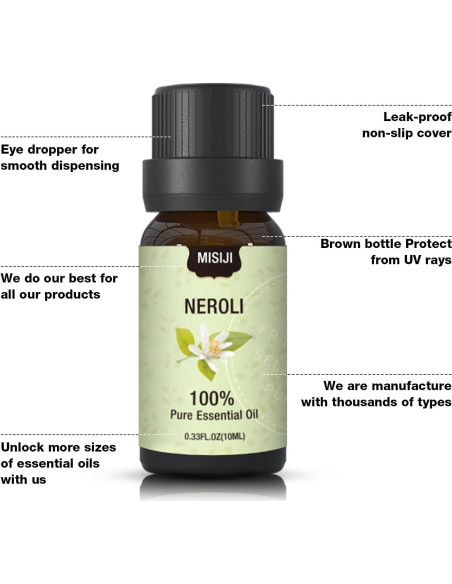 Juego de Aceites Esenciales MISIJI 6 x 10ml Aromaterapia Juego de Aceites Esenciales MISIJI 6 x 10ml Aromaterapia