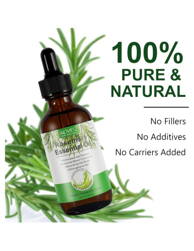 Aceite Esencial de Romero 59.87 ml - Crecimiento Cabello y Piel