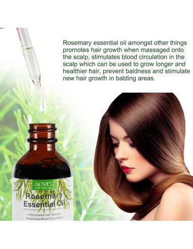 Aceite Esencial de Romero 59.87 ml - Crecimiento Cabello y Piel