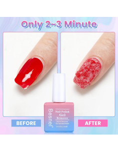 Removedor de Esmalte de Uñas en Gel BESNEL 15 ml Kit Profesional 2