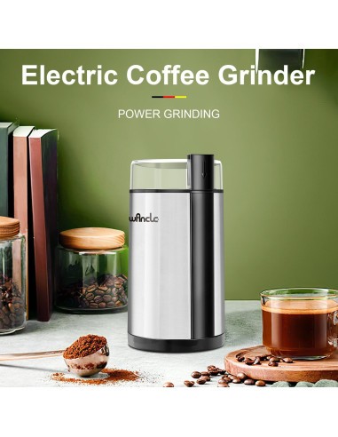 Molino de Café Eléctrico Wancle 150W Acero Inoxidable