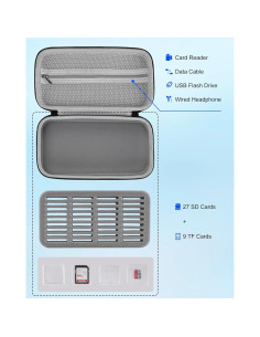 Funda para Tarjetas de Memoria Stukcaze - 36 Ranuras Impermeable 2