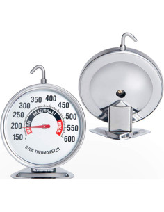 Termómetro de horno 3 pulgadas DeFull acero inoxidable 150-600C 2