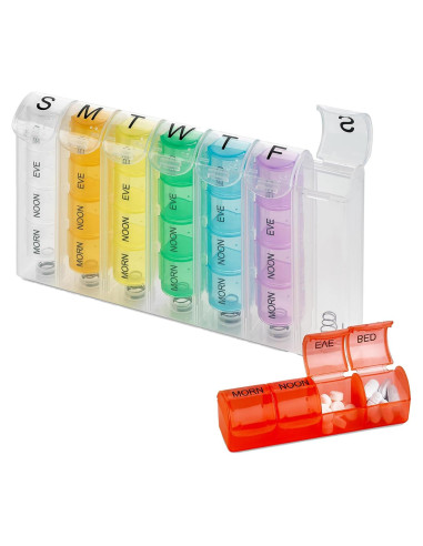 Organizador Semanal de Pastillas MEDca - 7 Días AM PM