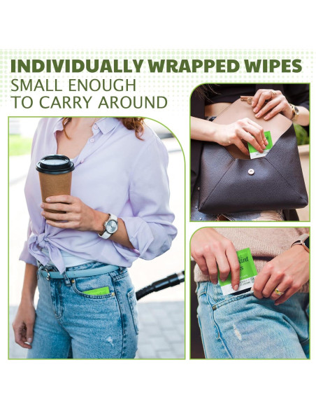 Toallitas Desodorantes Timgle 100 Pcs Aloe Vera Viaje