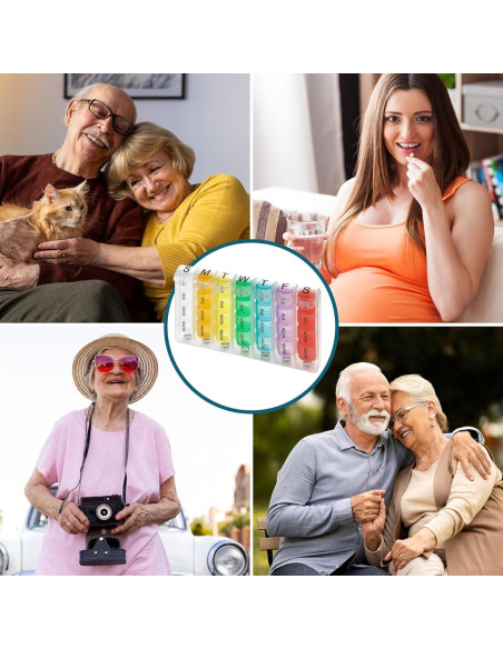 Organizador Semanal de Pastillas MEDca - 7 Días AM PM