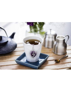 Juego de 2 Coladores de Té NSTaygate con Cristales de Amatista y Cuarzo Rosa 2