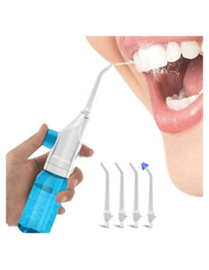 Irrigador Oral Portátil LM BODYCARE con 4 Boquillas 360