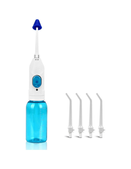 Irrigador Oral Portátil LM BODYCARE con 4 Boquillas 360 Irrigador Oral Portátil LM BODYCARE con 4 Boquillas 360