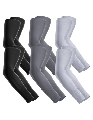 Mangas para brazos Fivali UPF 50 - 6 pares unisex