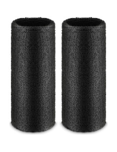 Muñequera Elástica COMNICO para Sudor - 15x7 cm - Negro 2