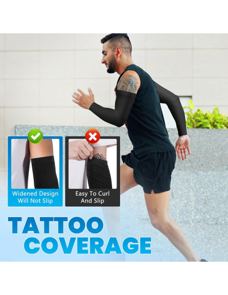 Mangas para brazos Fivali UPF 50 - 6 pares unisex