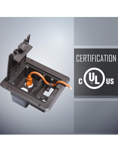 Cubierta de Deck TayMac DOC320Z 1-Gang Bronce Antideslizante