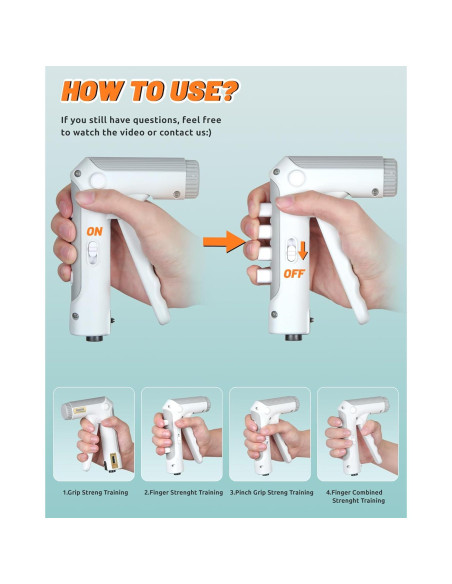 Entrenador de Fuerza de Agarre JGM WL11 Ajustable 5-60 kg