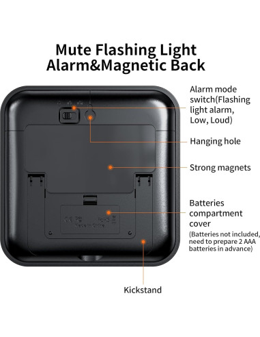 Temporizador Visual de Cuenta Regresiva Yunbaoit 16cm 60min