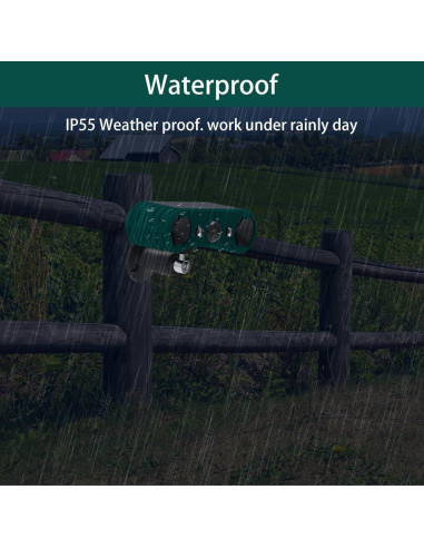 Alarma de Movimiento Solar ROYELLE MS-02 130dB con Luz Estroboscópica