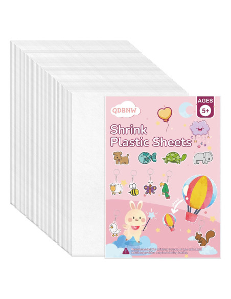 30 Hojas de Plástico Retráctil QDBNW 14.8x10.5 cm para Manualidades