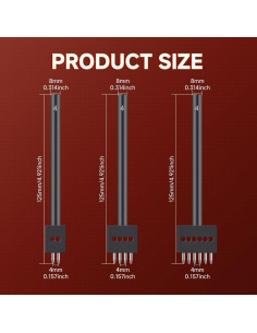 Juego de Herramientas de Perforación de Cuero Jyvrixa 3 Piezas 2