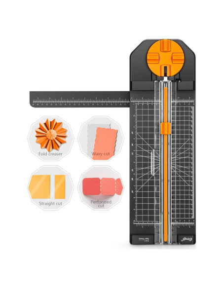 Cortadora de Papel Ecraft 4-en-1 Multifuncional 31 cm