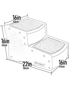 Escalera para Mascotas Pet Gear Easy Step II, 2 Escalones hasta 68kg 2