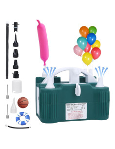 Bomba de aire eléctrica New Meetall 4 en 1 para globos y flotadores