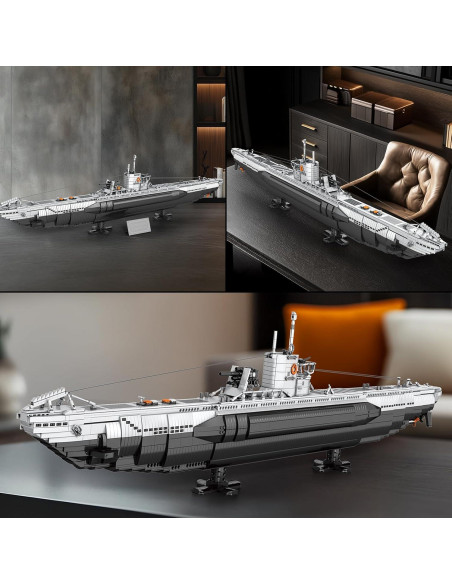 Set de Construcción Submarino U-Boat Reobrix 33050 3624 Piezas