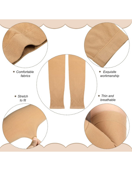 Mangas de Compresión Vicenpal para Cubrir Tatuajes - 2 Pares