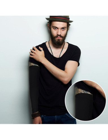 Mangas de Compresión Vicenpal para Cubrir Tatuajes - 2 Pares